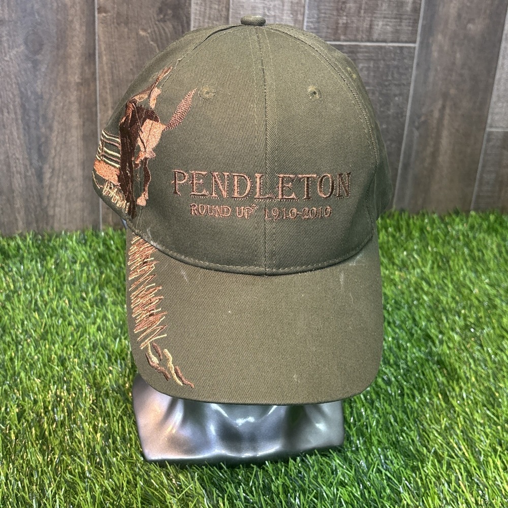 Pendleton Men's‎ Olive Green Baseball Cap Pendleton Round-Up 1910–2010